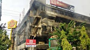 Derita pedagang korban kebakaran Pasar Aksara Medan