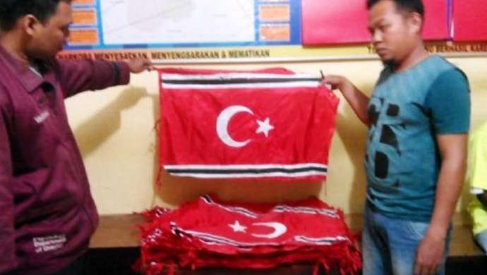 Polisi Temukan Bendera Bulan Sabit Di Kediaman Pengedar Narkoba Aceh
