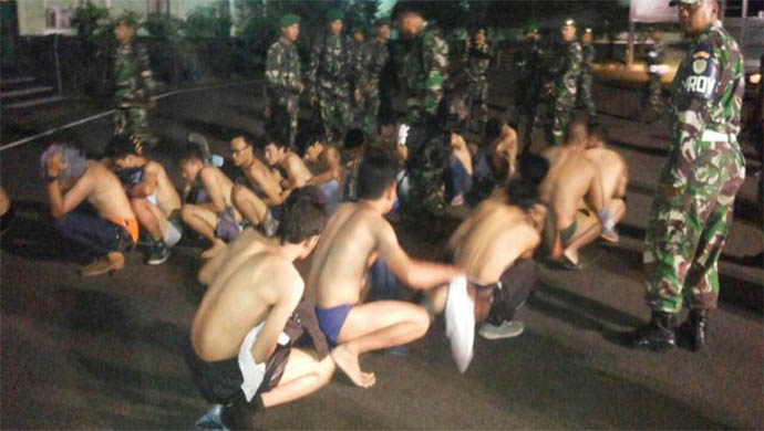 Diduga Geng Motor, 25 Pemuda Diamankan Oleh TNI
