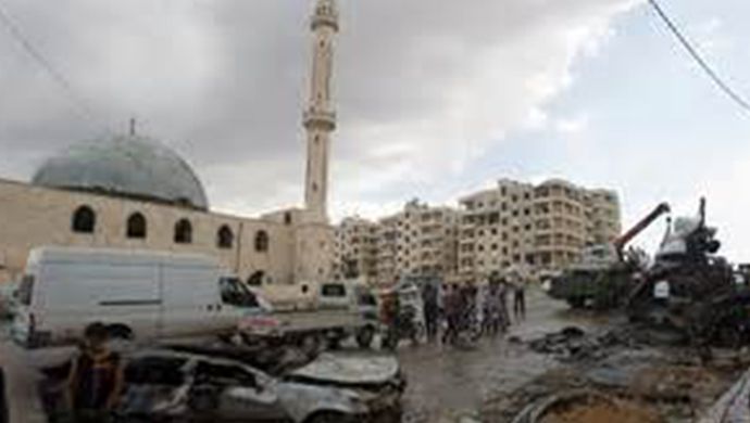 masjid latakia di guncang bom