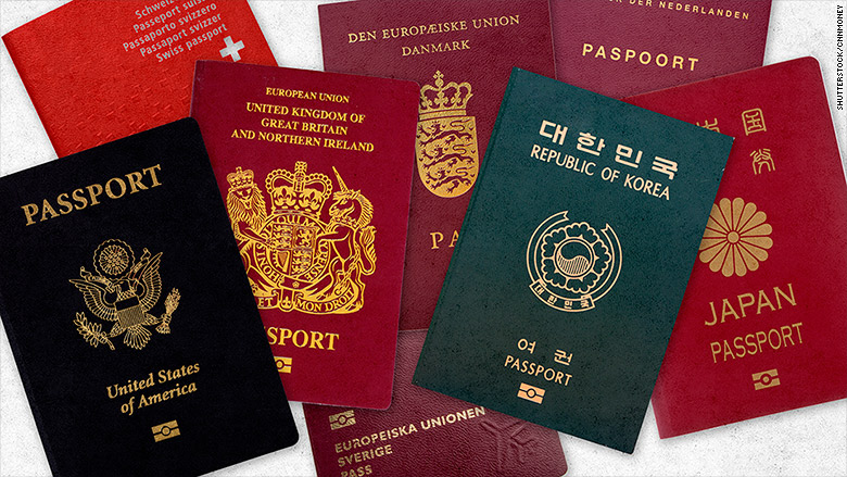 Apa warna passport mu??? beda warna beda negara lho