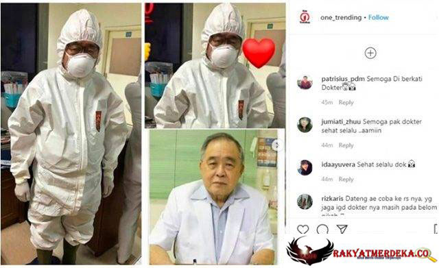 Dokter Usia 80 Tahun, Handoko Gunawan Ikut Tangani Pasien Corona