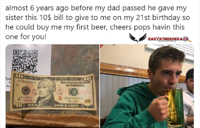 Ayah yang Tewas akibat Kanker Tinggalkan Putranya Uang untuk Beli Bir Pertama di Usia 21 Tahun